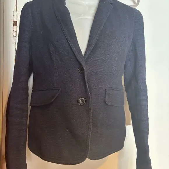 burberry brit blazer dress suit coat blazer classic button top long sleeve y2k - Picture 3 of 6